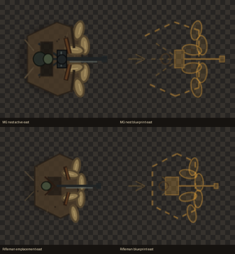 TWB Trenchworks emplacement art contact sheet