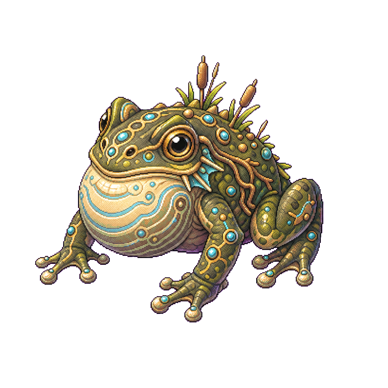 Leyripple Croaker creature art from The World Beneath